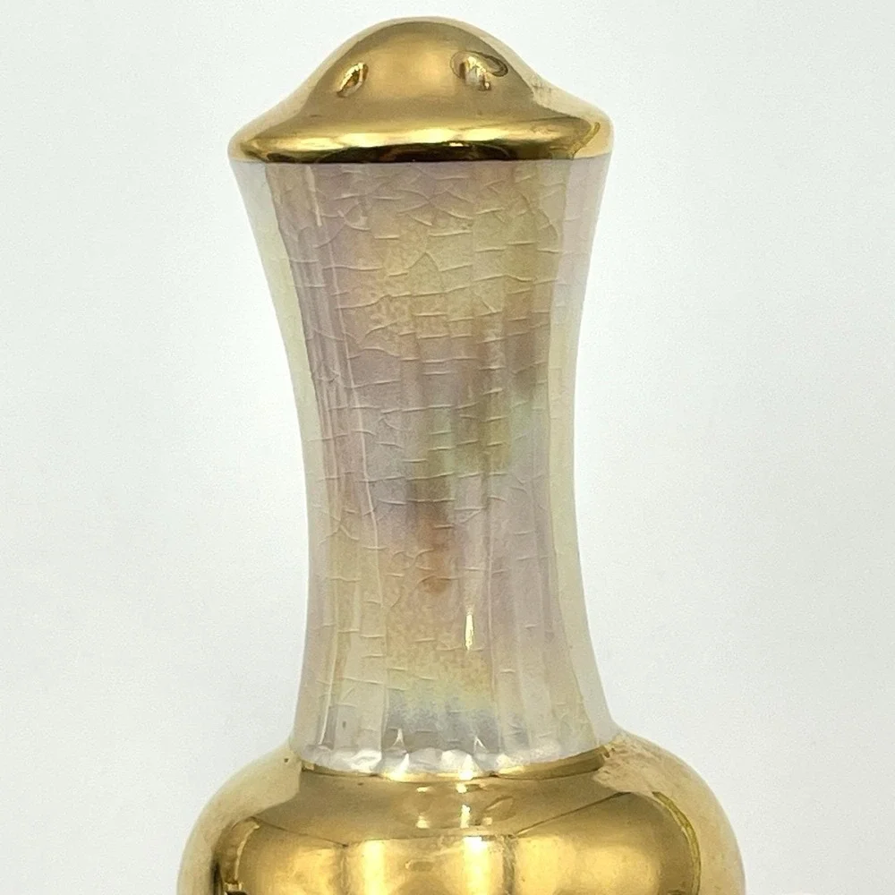 Vintage 1950s Lefton Lusterware Gold Salt And‎ Pepper Shaker Single Replacement